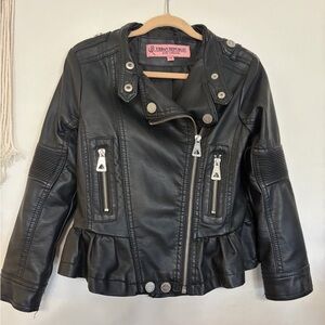 Urban Republic Black Kids Biker Jacket